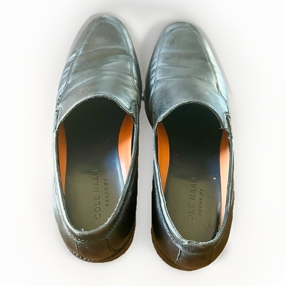 COLE HAAN Grand'Os leather loafers. Men's Size 9.5 - Picture 4 of 8